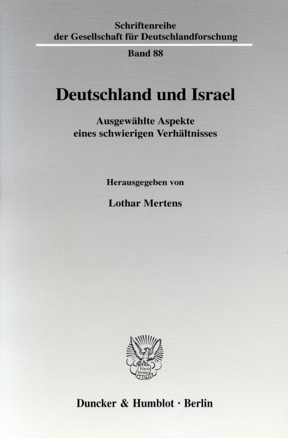 Cover Deutschland und Israel