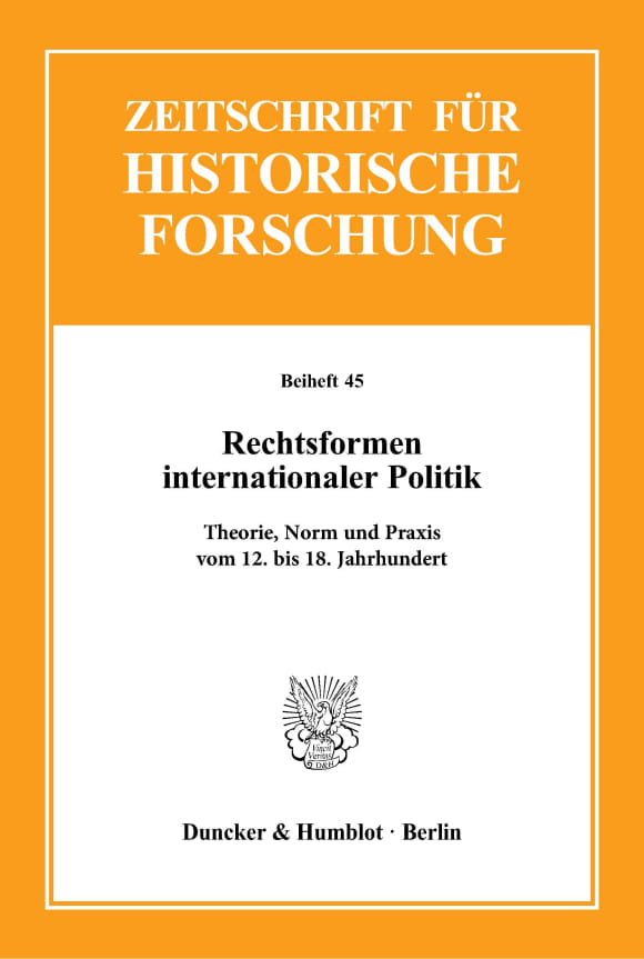 Cover Rechtsformen internationaler Politik