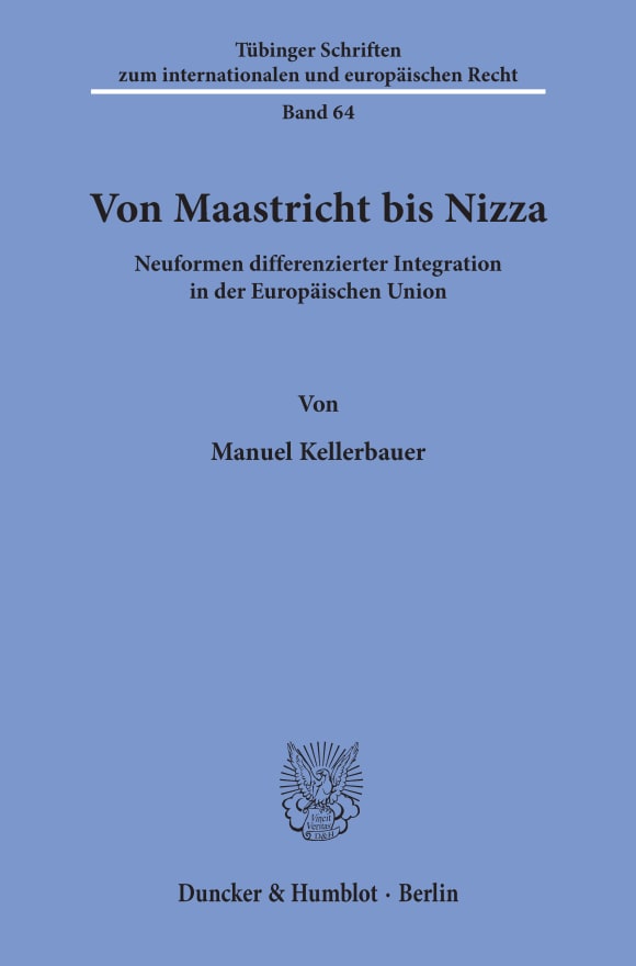 Cover Von Maastricht bis Nizza