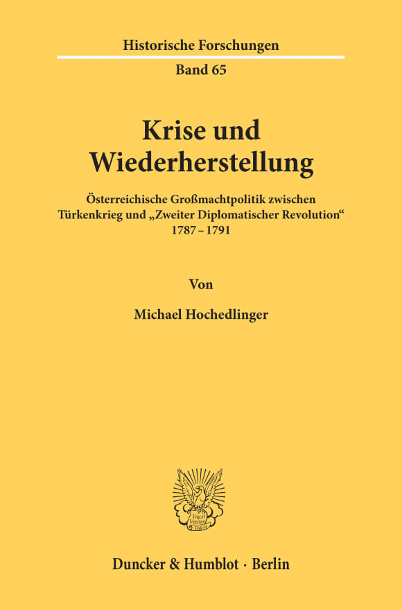 Cover Krise und Wiederherstellung