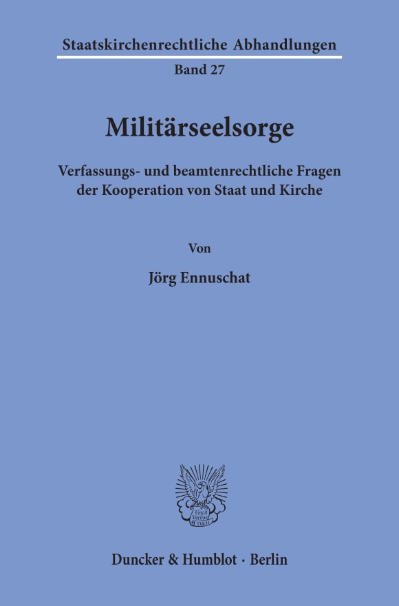 Cover Militärseelsorge