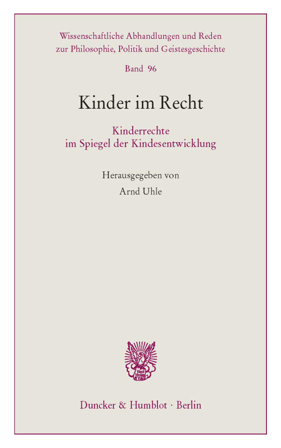 Cover Kinder im Recht