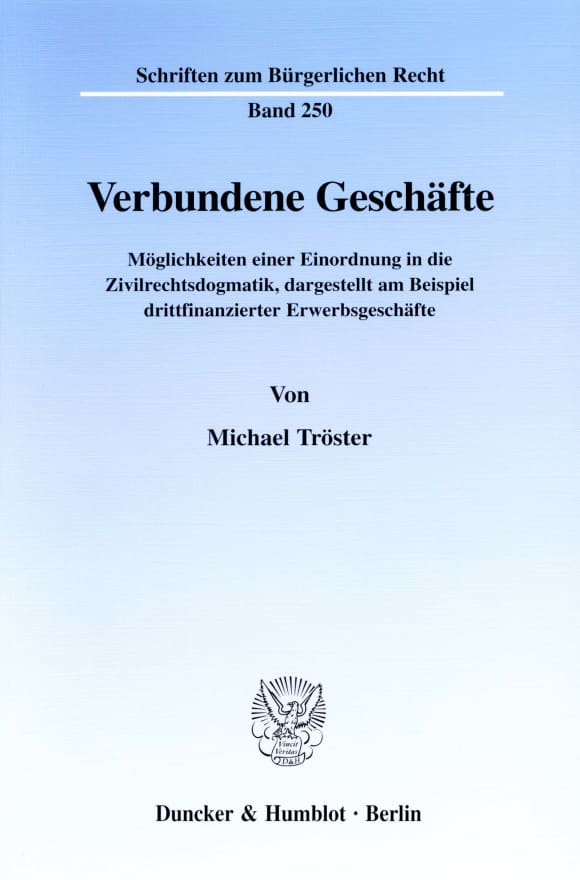 Cover Verbundene Geschäfte