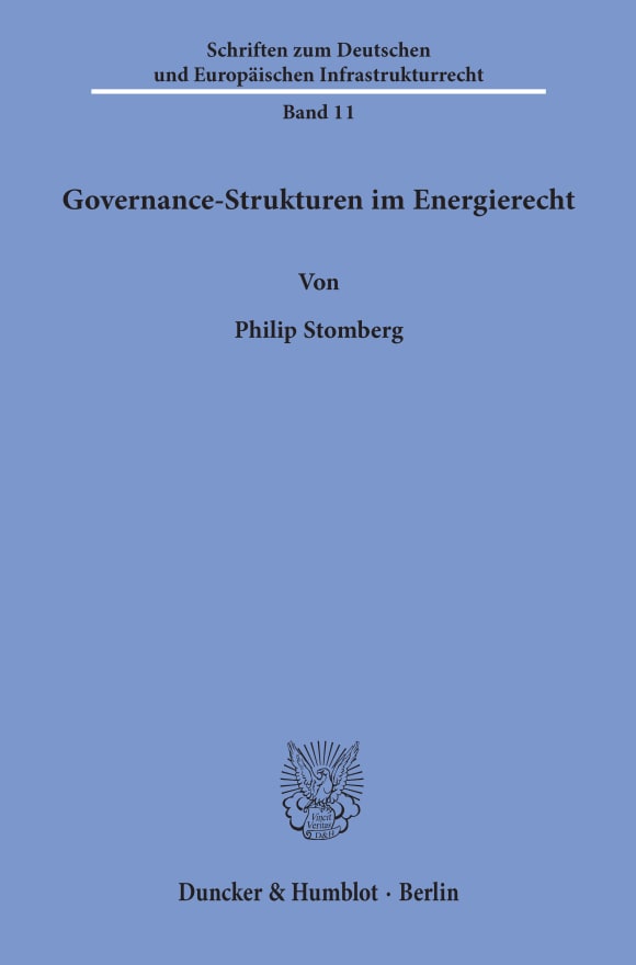 Cover Governance-Strukturen im Energierecht