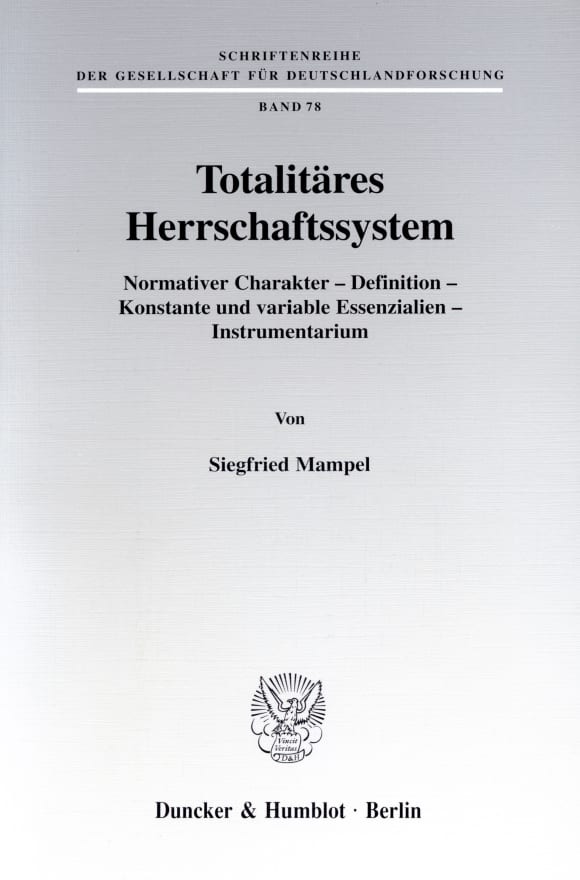 Cover Totalitäres Herrschaftssystem