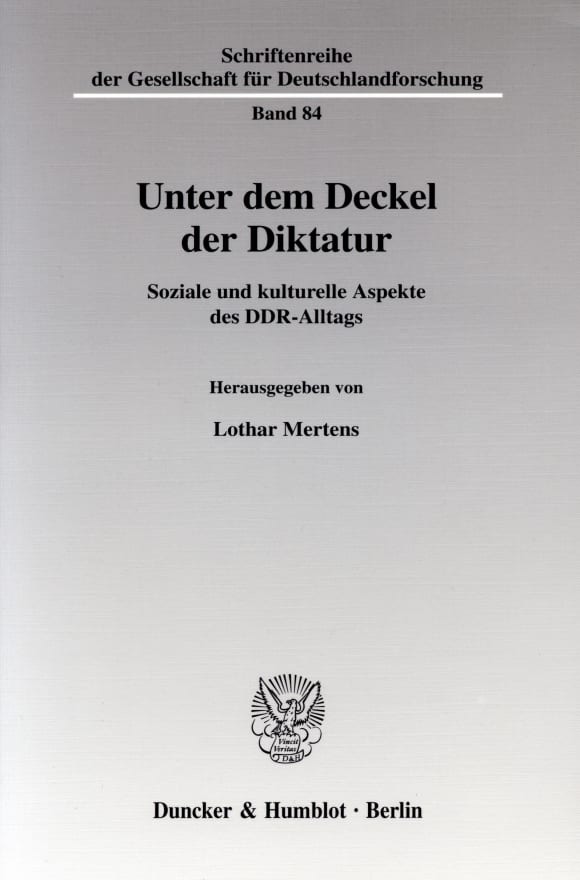 Cover Unter dem Deckel der Diktatur