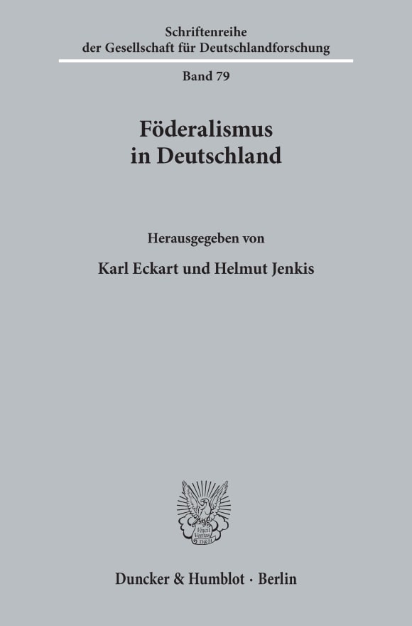 Cover Föderalismus in Deutschland