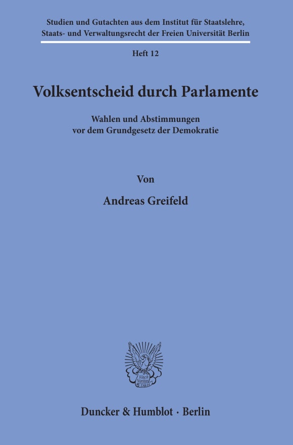 Cover Volksentscheid durch Parlamente