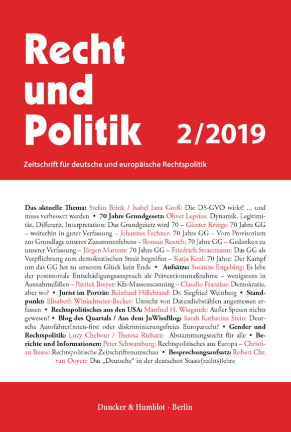 Cover RuP 2/2019