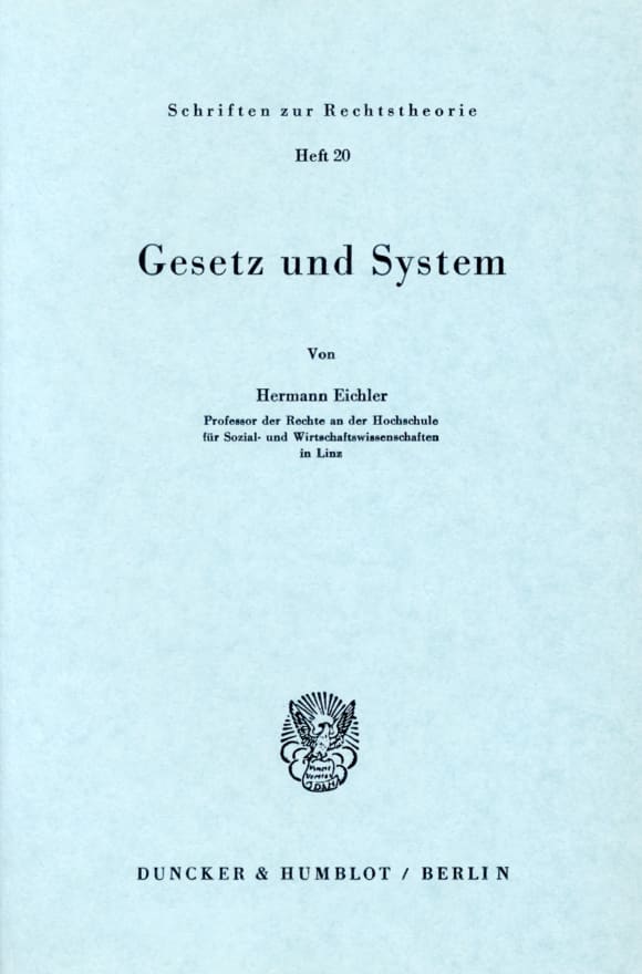 Cover Gesetz und System