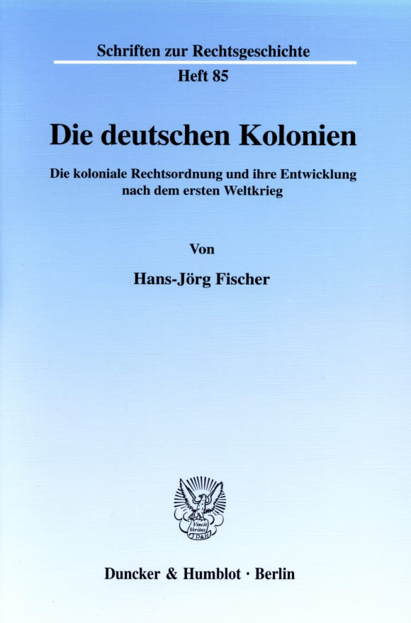 Cover Die deutschen Kolonien