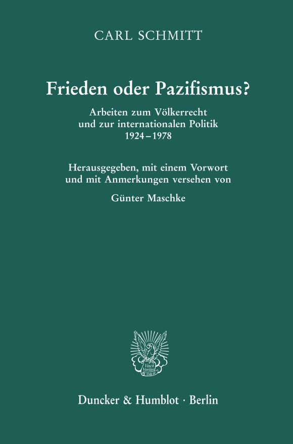 Cover Frieden oder Pazifismus?