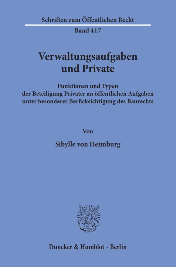 Cover Verwaltungsaufgaben und Private