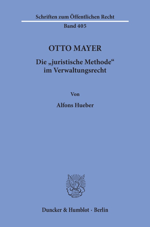 Cover Otto Mayer