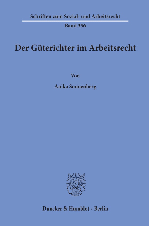 Cover Der Güterichter im Arbeitsrecht