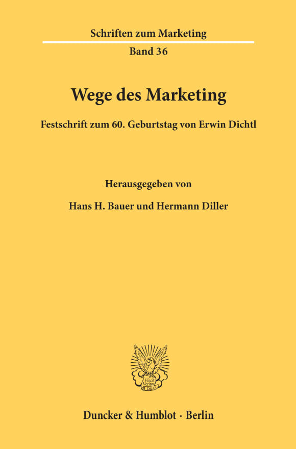 Cover Wege des Marketing