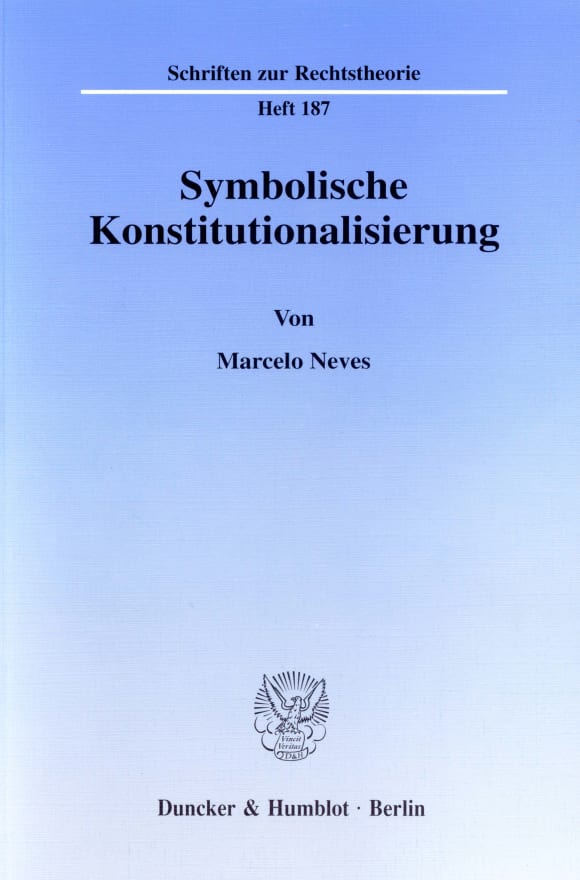 Cover Symbolische Konstitutionalisierung