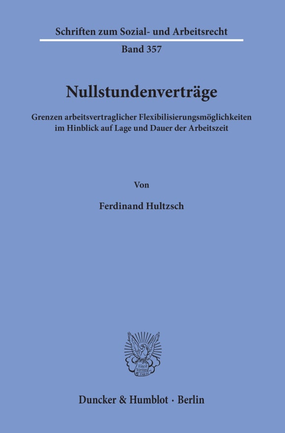 Cover Nullstundenverträge