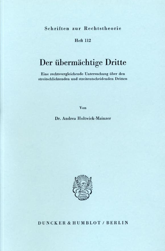 Cover Der übermächtige Dritte