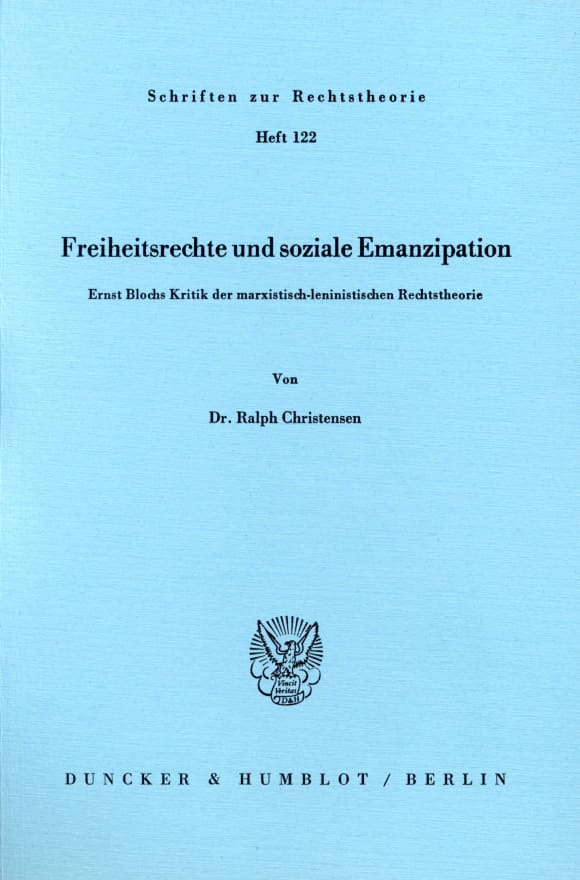 Cover Freiheitsrechte und soziale Emanzipation