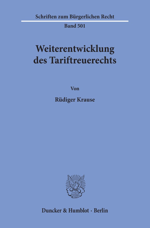 Cover Weiterentwicklung des Tariftreuerechts