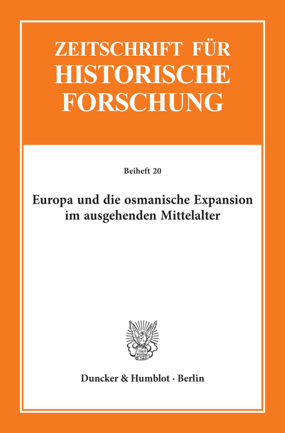 Cover Europa und die osmanische Expansion im ausgehenden Mittelalter