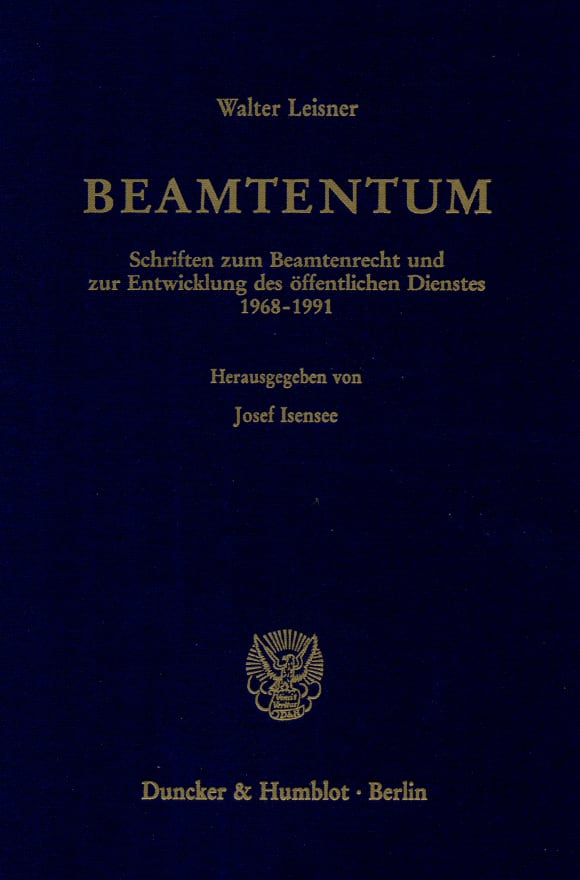 Cover Beamtentum