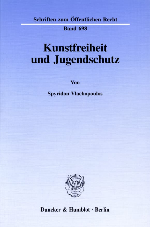 Cover Kunstfreiheit und Jugendschutz