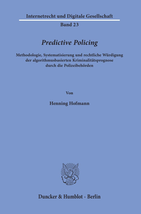 Cover Predictive Policing