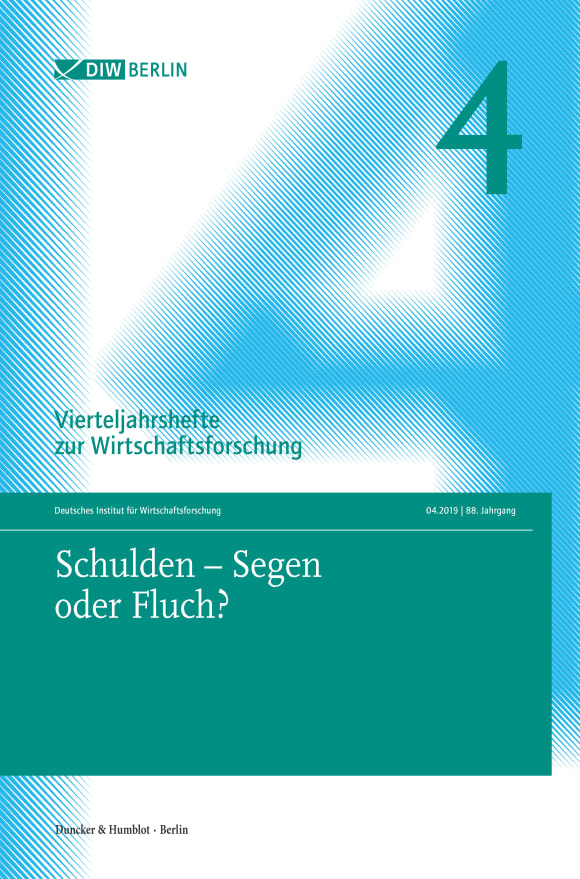 Cover Schulden – Segen oder Fluch? (VJH 4/2019)