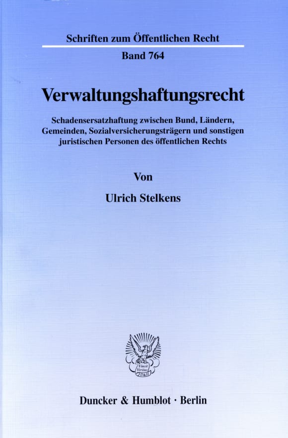 Cover Verwaltungshaftungsrecht