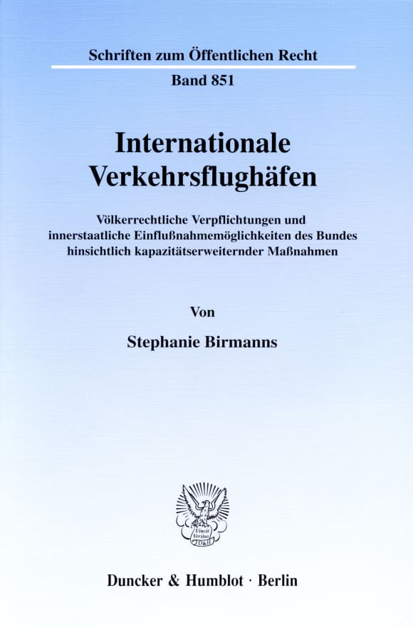 Cover Internationale Verkehrsflughäfen