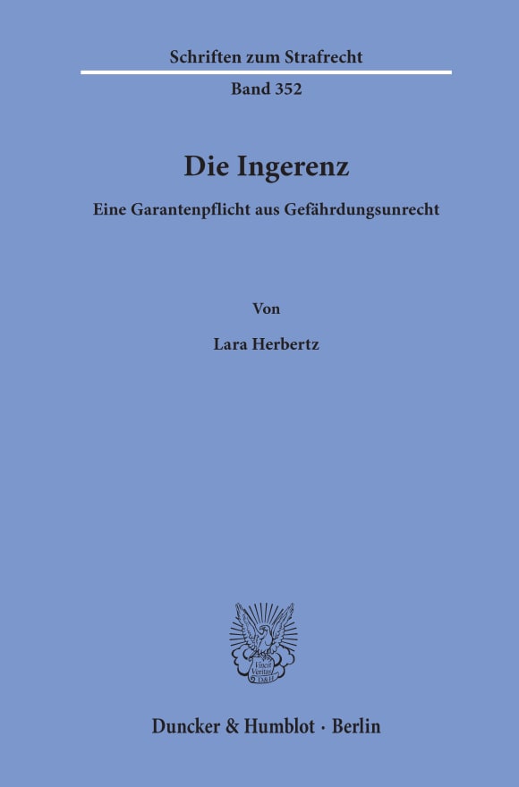 Cover Die Ingerenz