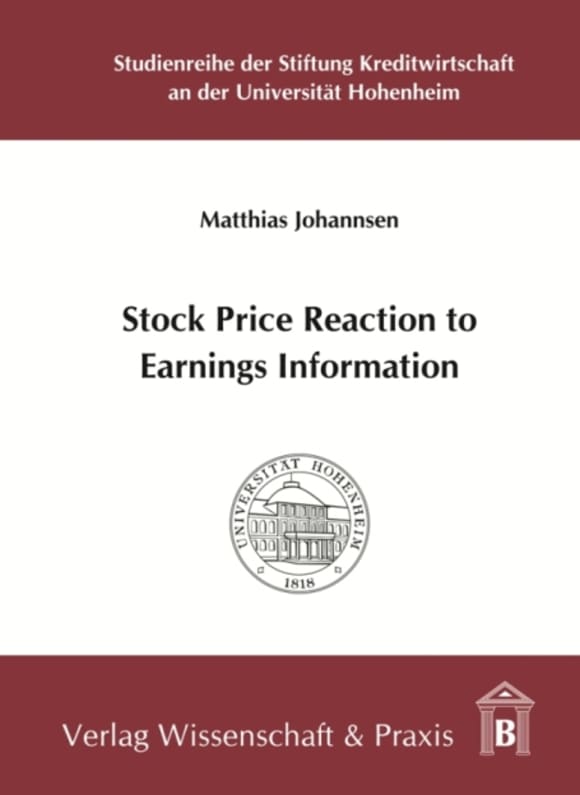 Cover Stock Price Reaction to Earnings Information