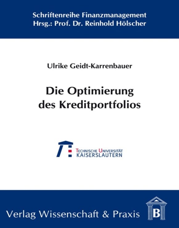 Cover Die Optimierung des Kreditportfolios