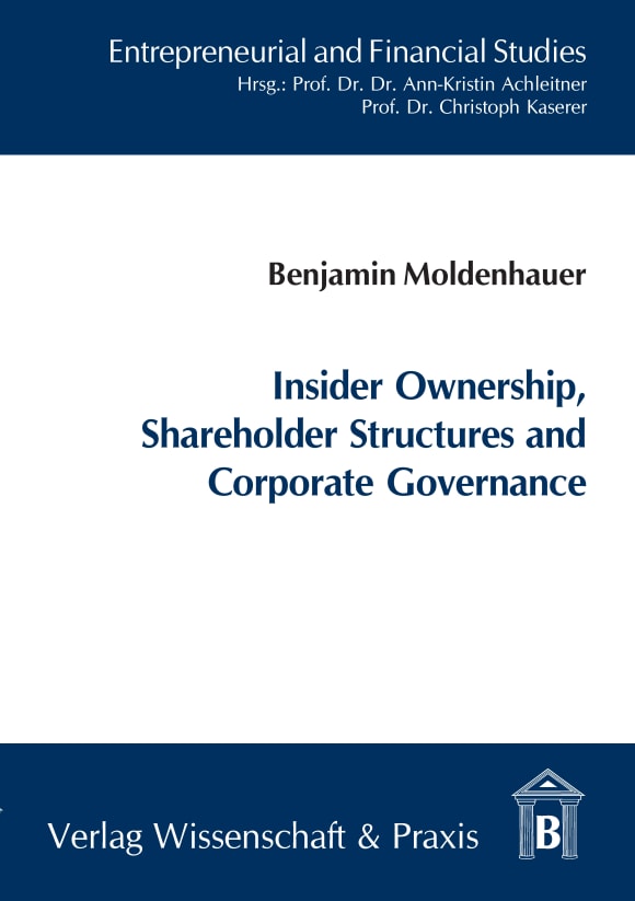 Cover Insider Ownership, Shareholder Structures and Corporate Governance