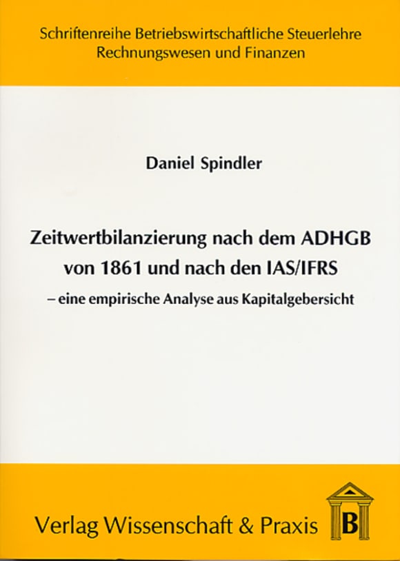 Cover Schriftenreihe Betriebswirtschaftliche Steuerlehre, Rechnungswesen und Finanzen (BSRF)