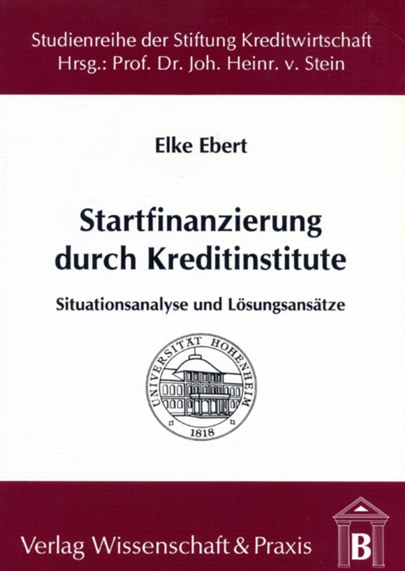 Cover Startfinanzierung durch Kreditinstitute