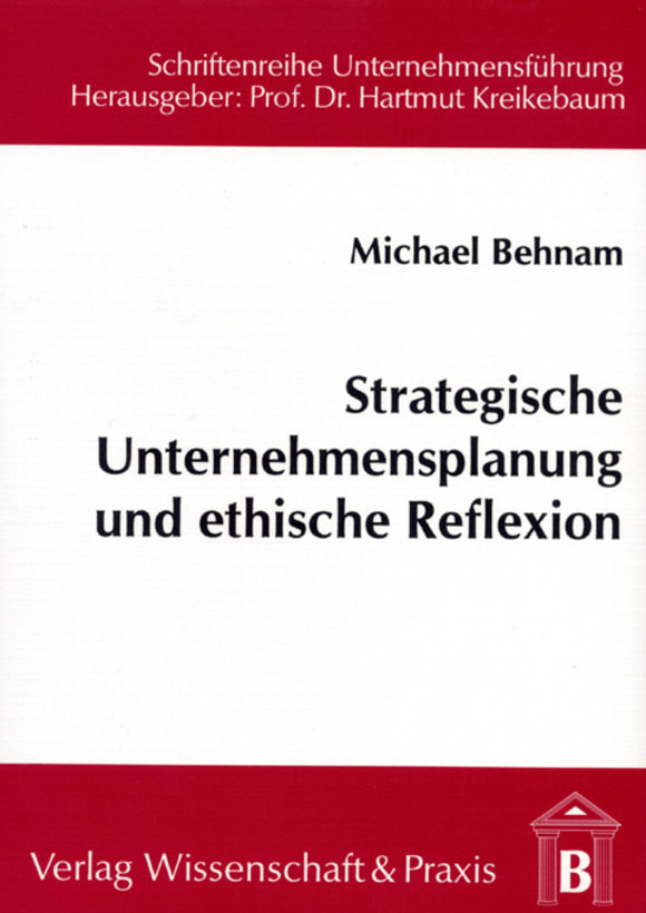 Cover Strategische Unternehmensplanung und ethische Reflexion