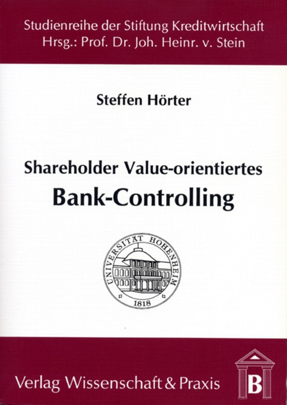 Cover Shareholder Value-orientiertes Bank-Controlling