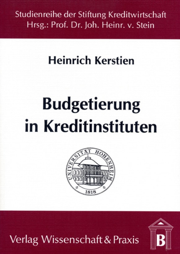 Cover Budgetierung in Kreditinstituten