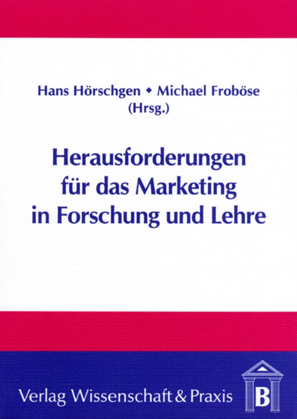 Cover Herausforderung für das Marketing in Forschung und Lehre