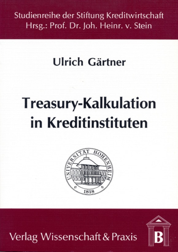 Cover Treasury-Kalkulation in Kreditinstituten