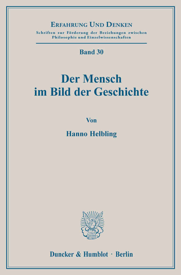 Cover Der Mensch im Bild der Geschichte