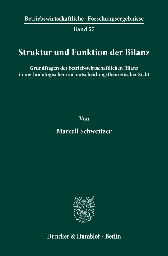 Cover Struktur und Funktion der Bilanz