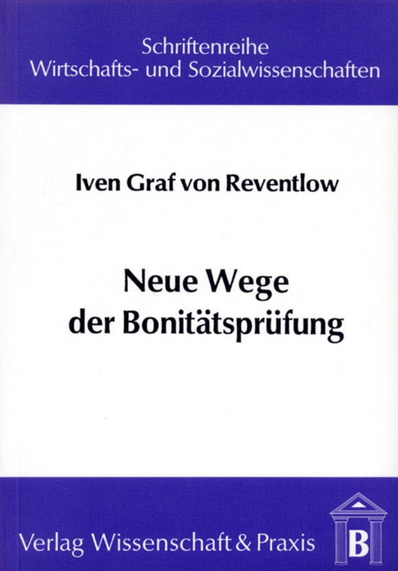 Cover Neue Wege der Bonitätsprüfung