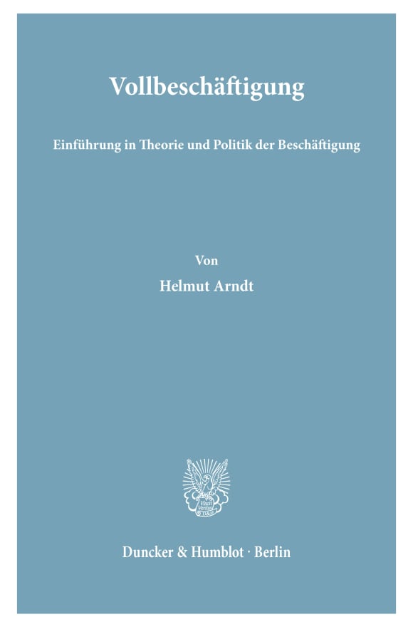 Cover Vollbeschäftigung