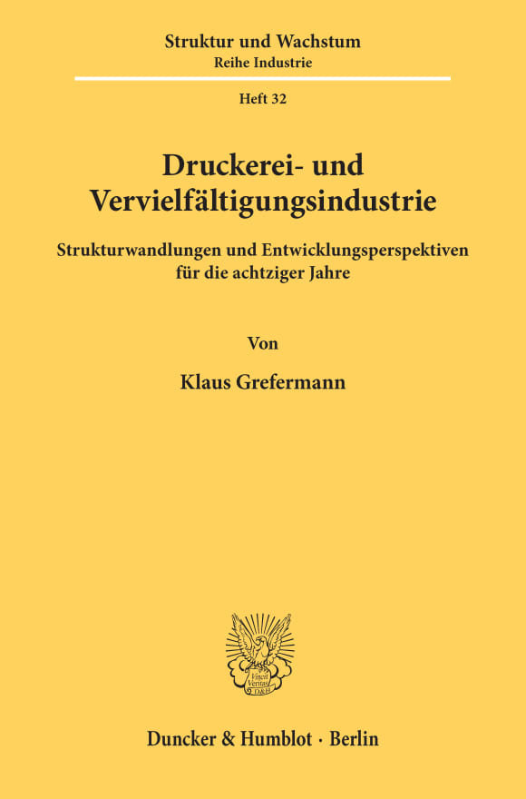 Cover Druckerei- und Vervielfältigungsindustrie