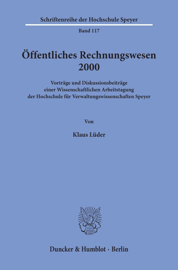 Cover Öffentliches Rechnungswesen 2000