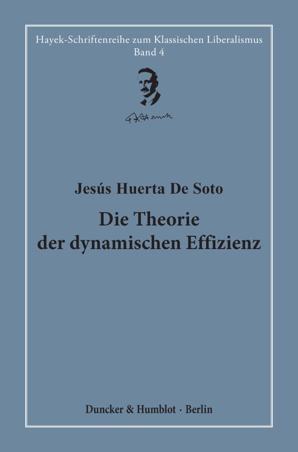 Cover Die Theorie der dynamischen Effizienz